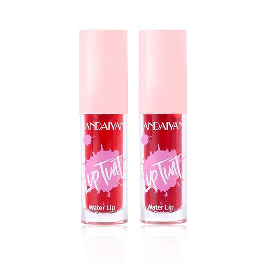 AWCCXMYM 2Pcs Lip Stain Lip Tint Stain Nude Gloss