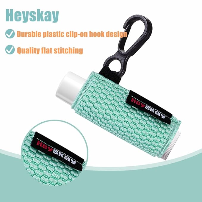 3PCS Lip Balm Holder Sleeves Keychain
