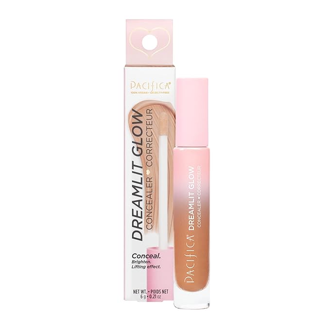 Pacifica Beauty, DreamLit Glow Concealer - Shade 07, Vegan, Tan