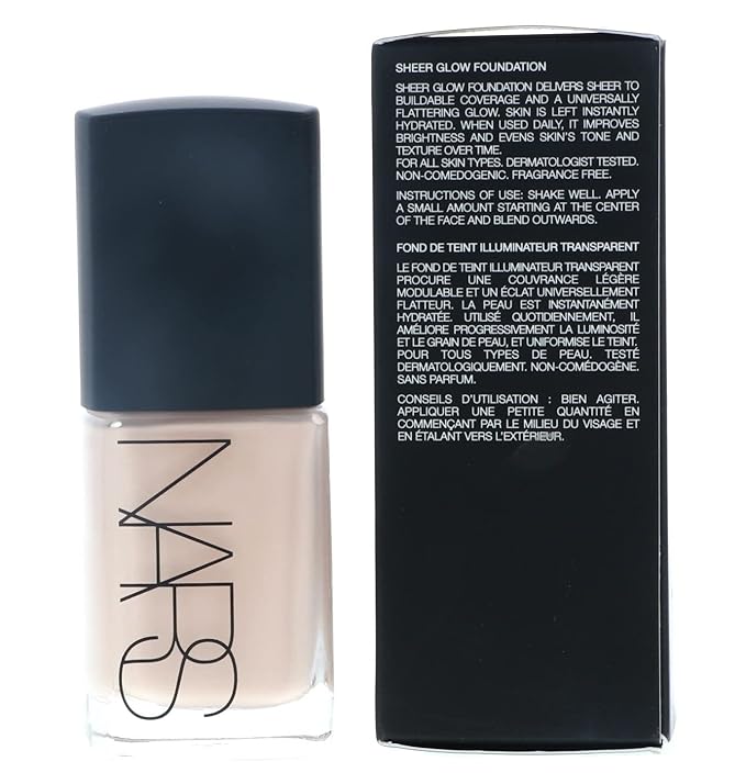 NARS Sheer Glow Foundation - Mont Blanc (Light Undertone) /1oz 30ml