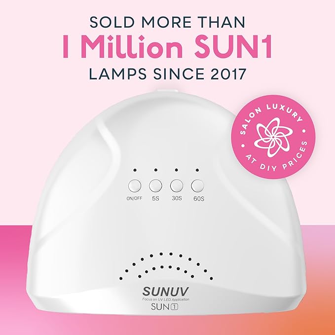 Uv led nail lamp, sunuv