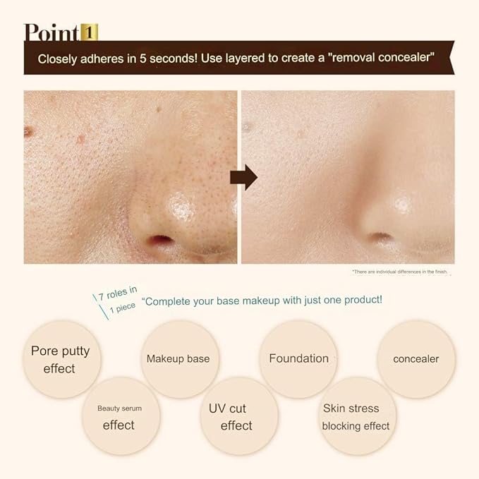 Pore Pate Shokunin Mineral BB Cream Enrich Moist of 1) 30g