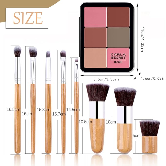 6 Colors Cream Blush Palette + 6 Colors