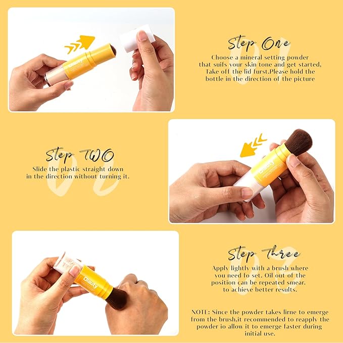 Mineral Sunscreen Setting Powder, Translucent Oil Natural Matte (#1 Translucent)