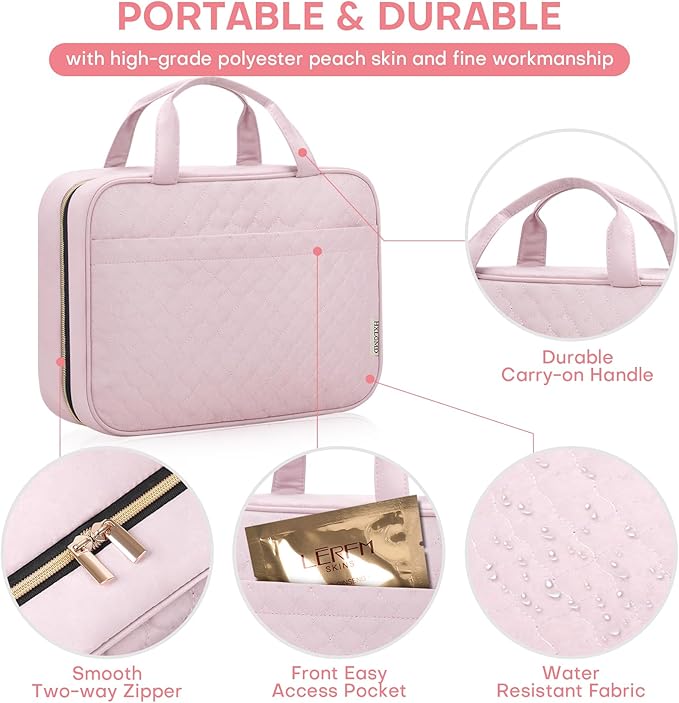Travel toiletry bag for women,