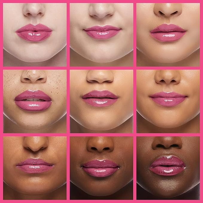 Hydrating Lip Glow Oil, Plumping Lip Gloss, Moisturizing Lip Oil Gloss, Transparent Moisturizing Lip Balm, Natural Lip Plumper, Lip Plumper Gloss Make Lips Fuller and Moisturizing (SZ-2pcs Rosewood)