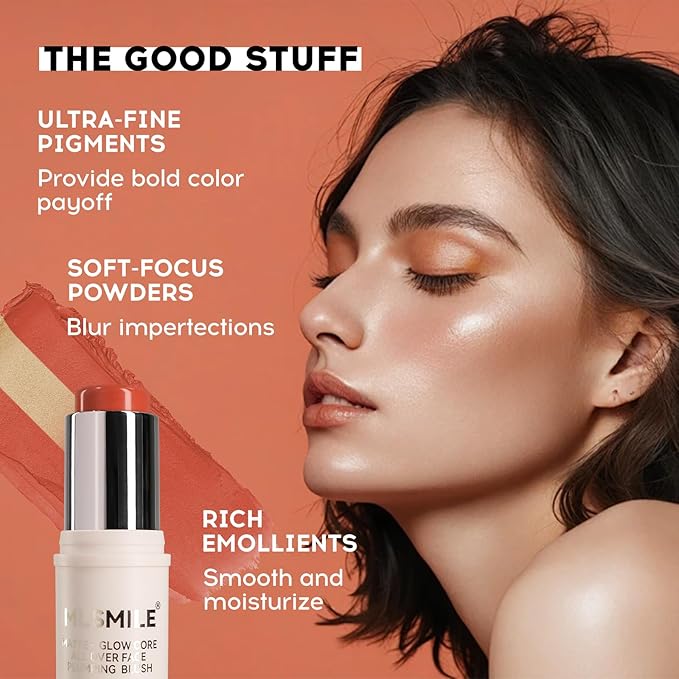 Cream Blush, Jelly Blush, Beauty Blush Makeup Sticks, Stick #01