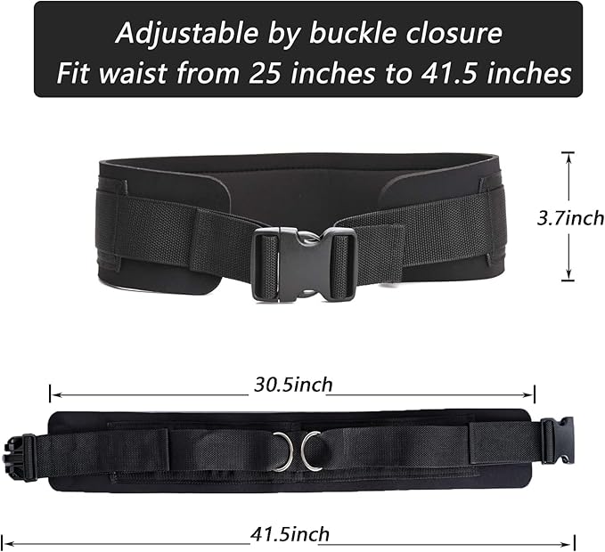 Adjustable Waist Belt Soft Neoprene Padded Belt 2 Movable