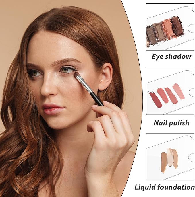 3 Pcs Acrylic Makeup Palette with 3Pcs Makeup