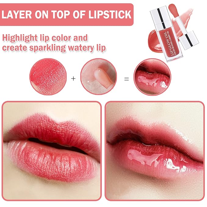 Hydrating Lip Glow Oil Plumping Lip Oil Gloss Hydrating