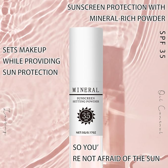 Mineral Sunscreen Setting Powder, SPF 35 Translucent Loose