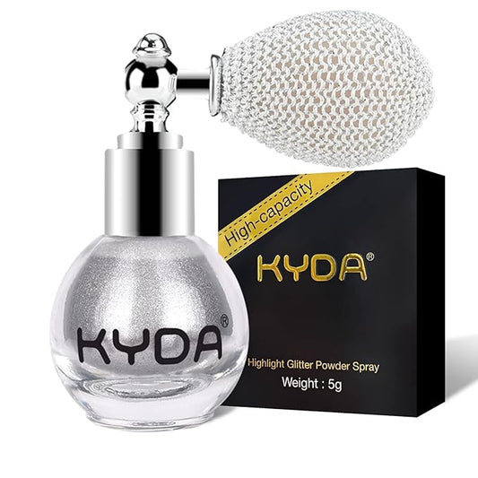 KYDA Highlighter Powder Spray, Glitter High Gloss Spray