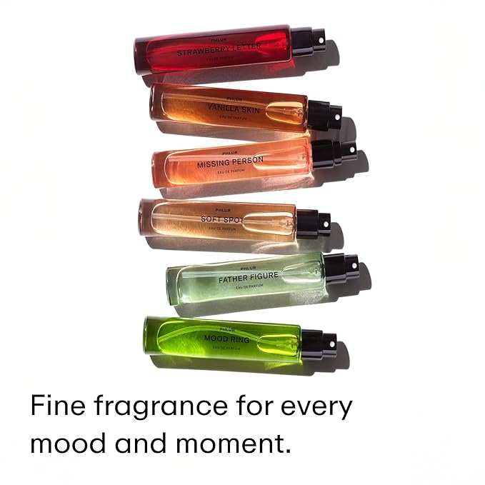 PHLUR Soft Spot Eau de Parfum - Travel Size Perfume for Women & Men Fragrance - Floral Amber Musk Perfume with Bergamot, Mandarin, Jasmine, Sandalwood & Vanilla (9.5mL)