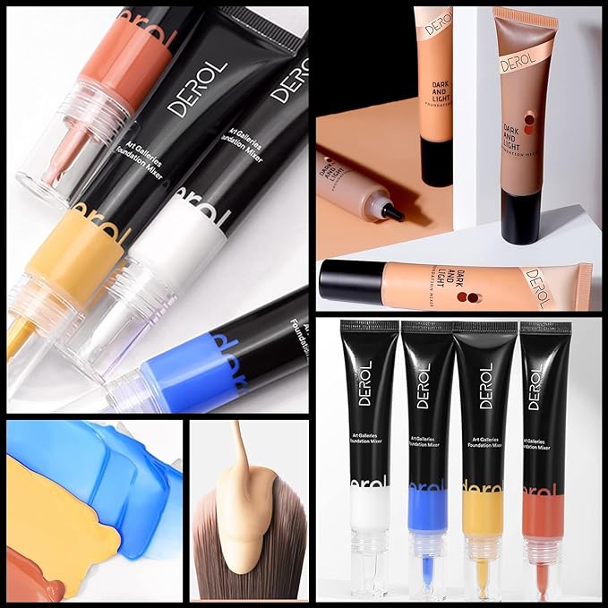 White Foundation Mixing Pigment for Adjusting Shade and (01# White)