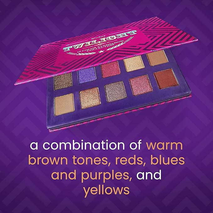 Cosmetics - Twilight, 15-Color Eyeshadow Palette, Highly Pigmented,