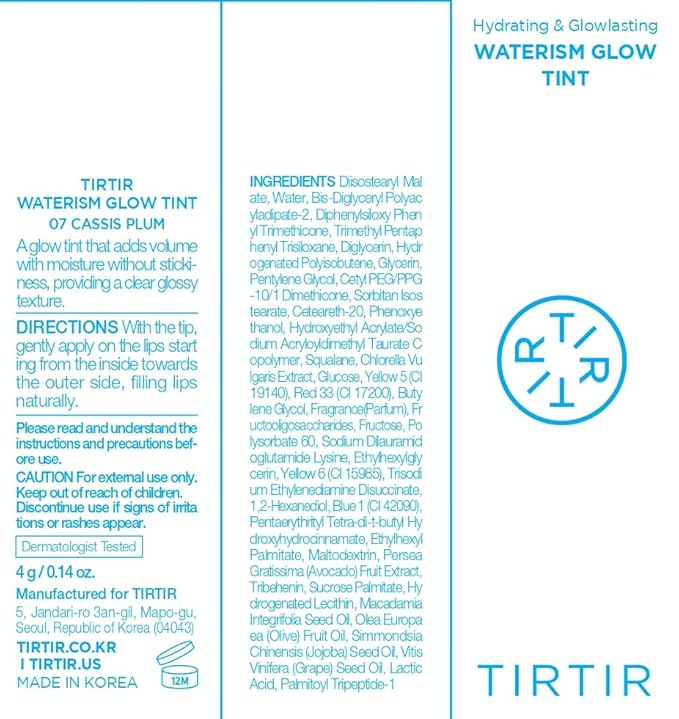 TIRTIR Waterism Glow Tint (07 Cassis Oz