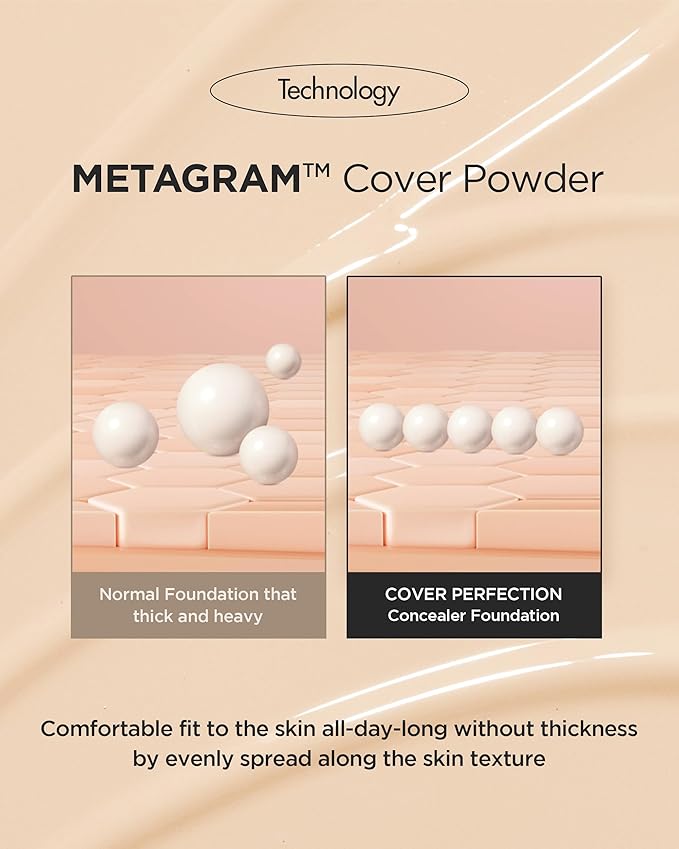 THESAEM Cover Perfection Concealer Foundation - 24H Coverage, Rich Beige)