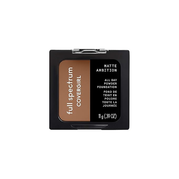 COVERGIRL Matte Ambition, All Day Powder Foundation, Tan-deep