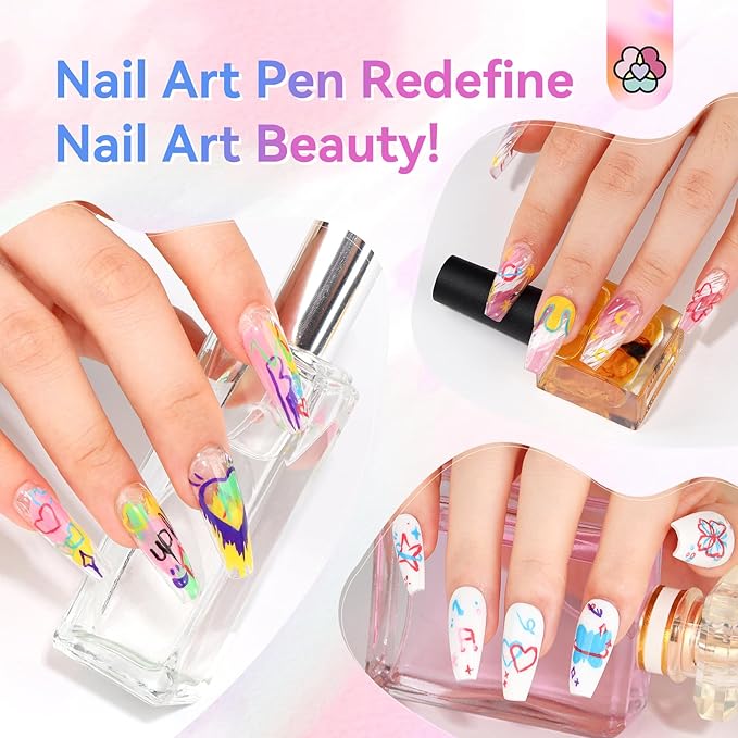 Saviland nail art pens set: