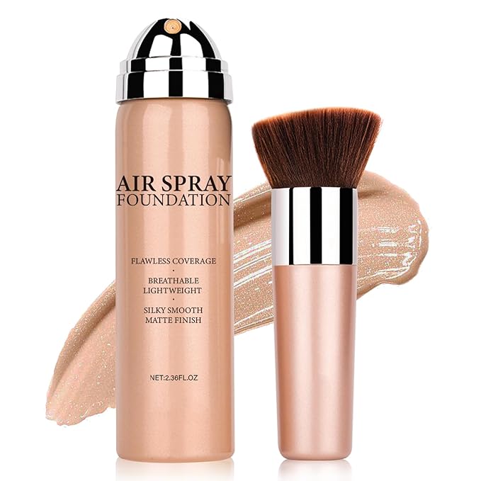 NVLEPTAP Airbrush Foundation Makeup Spray Silky Lightweight Full