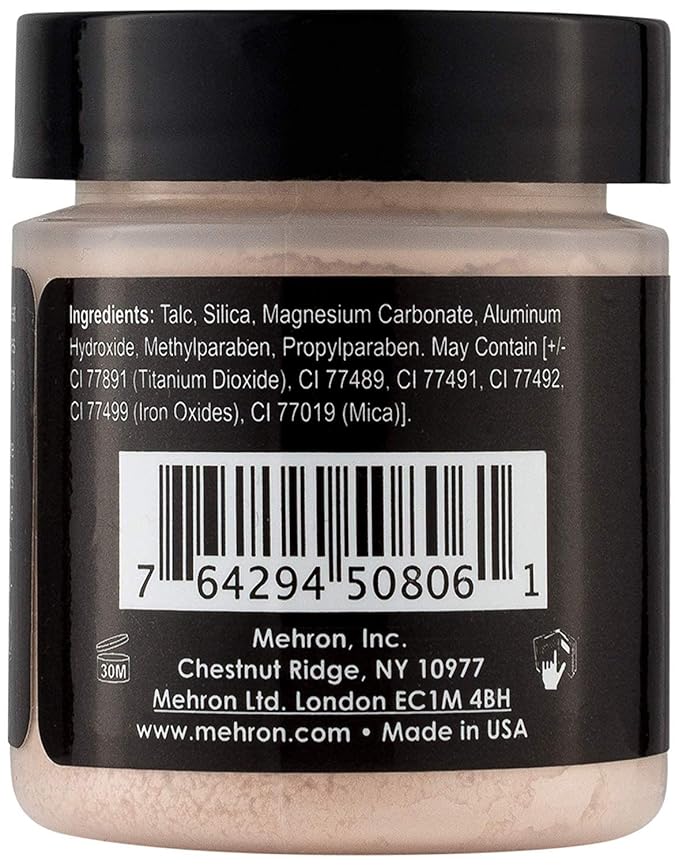 Mehron Ultrafine Setting Powder - Soft Beige . 1 oz