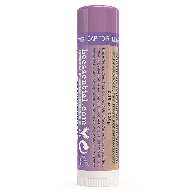 Beessential Natural Bulk Lip Balm, Lavender, Gifts,