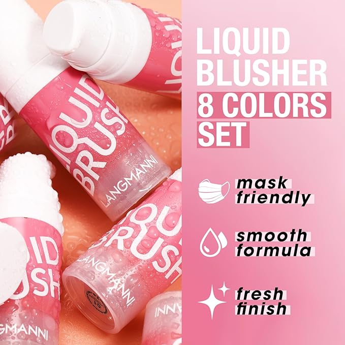 Liquid Blush Makeup Cream Blush For Cheeks Natural Velvet Texture(06#)