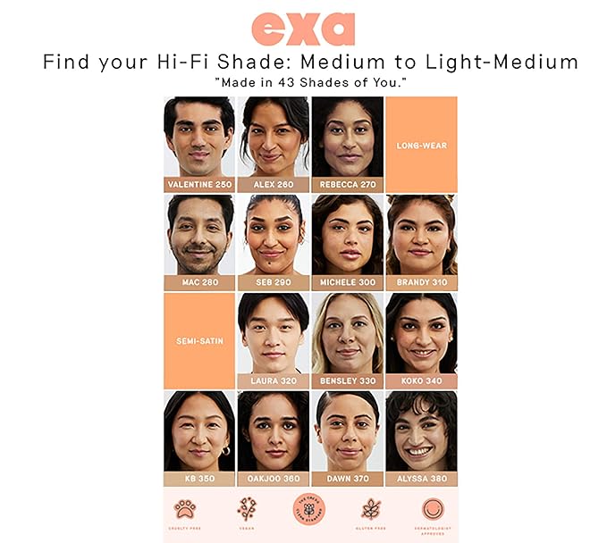 Exa Beauty - Natural High Fidelity Foundation |