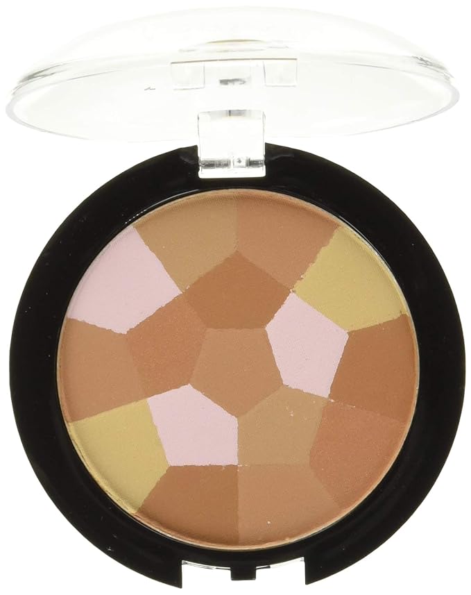 L.A. Colors Mosaic Bronzer/Blush Compact, Golden Bronze, 0.09