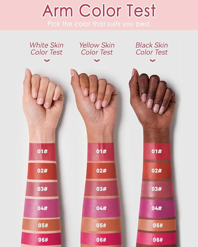 Lip Stain Marker Pen Set, 2Pcs Lip Liner Longlasting