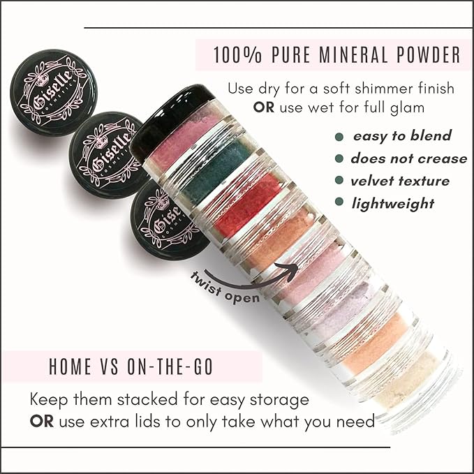 Summer Cupcake Mineral Eye Shadow Pallet, Organic Makeup