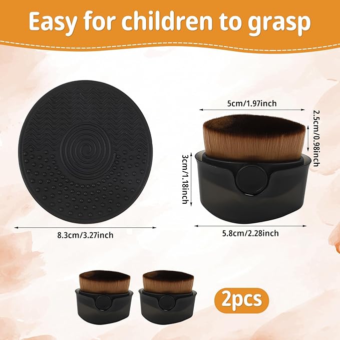 2pcs Sunscreen Applicator, Sunscreen Brush