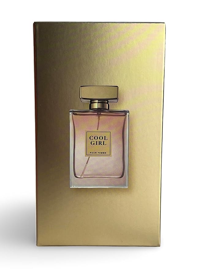 COOL GIRL Pour Femme Eau de Parfum for Women, 3.4 Fl Oz, Radiant Citrus Floral Fragrance
