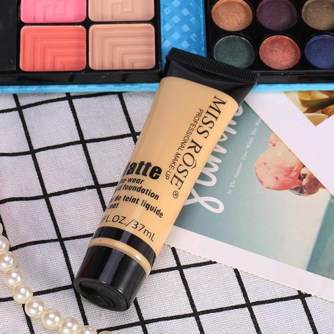 Smooth Liquid Concealer Cream, Makeup Base Face Liquid Block Cream(#7)