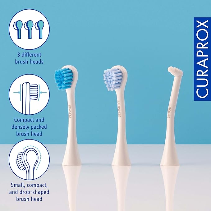 Curaprox Hydrosonic Pro Electric Toothbrush with Charger and Travel Case