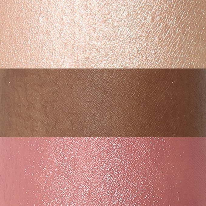 FOCALLURE 3 Pcs Cream Contour Sticks,Shades with Highlighter Finishing Makeup,TAN