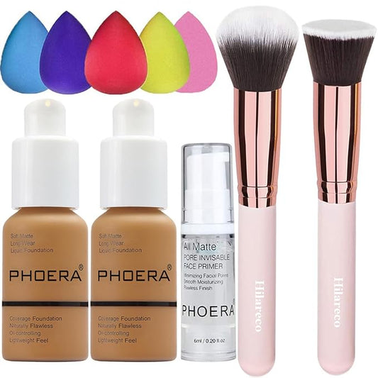 PHOERA Foundation Makeup for Wome Full Coverage Foundation 30ml