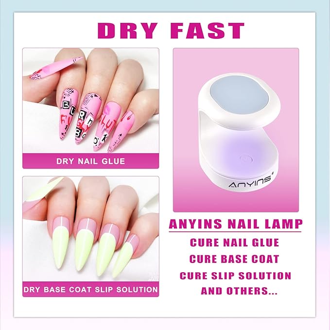 Mini uv light for gel