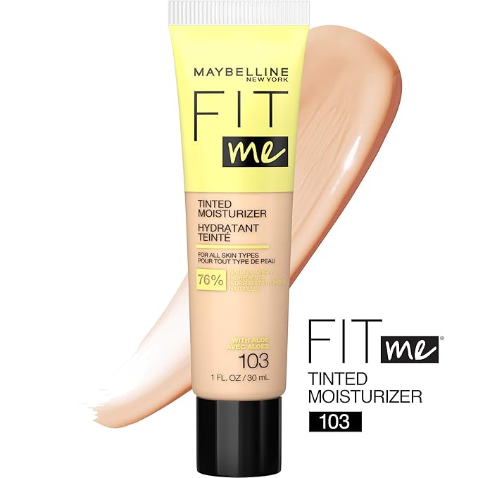 Maybelline Fit Me Tinted Moisturizer, Natural Coverage, Face 1 Count