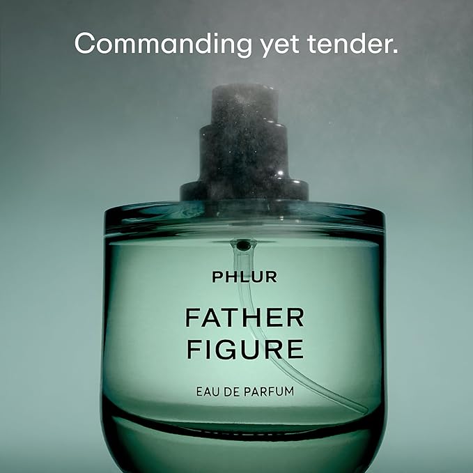 PHLUR Father Figure Eau de Parfum - Full Size Perfume for Women & Men Fragrance - Green Fresh Fig Perfume with Iris, Jasmine, Patchouli, Sandalwood & Vanilla (50mL)