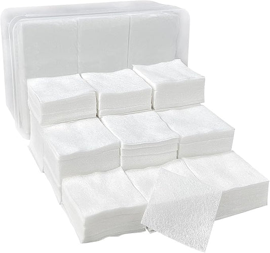 900 count esthetic wipes, lint