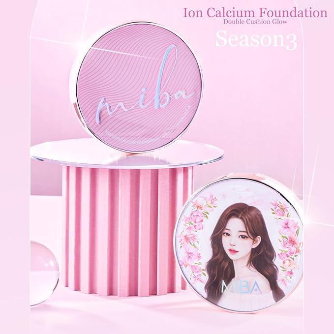 MIBA Ion Calcium Foundation Double Cushion Glow 25 25 g