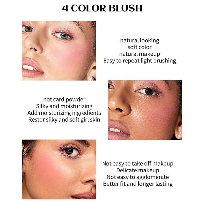 Makeup Eyeshadow Palettes, 64 Colors Protable Multifunction Blush