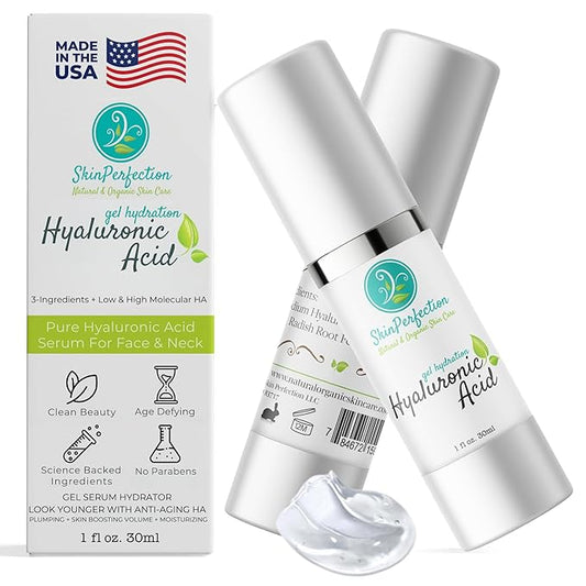 100% Pure Hyaluronic Acid Serum Moisturizing!