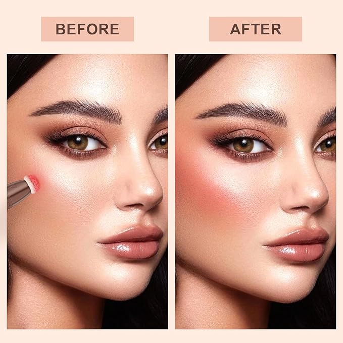 Mysense Liquid Blush Beauty Wand,Gel Cream Blush Stick Wand-Cheery Red