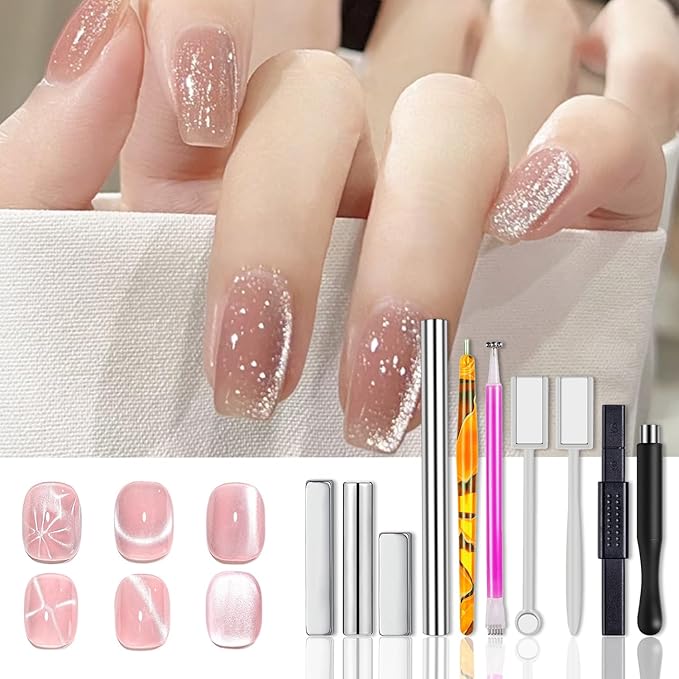 Wokoto 10pcs nail art cat