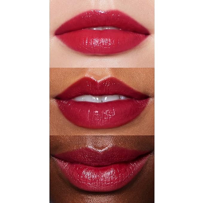 e.l.f. O Face Satin Lipstick, Richly Pigmented, Nourishing & Long-Lasting Creamy Lipstick, Infused With Jojoba, Vegan & Cruelty-Free, Loud AF