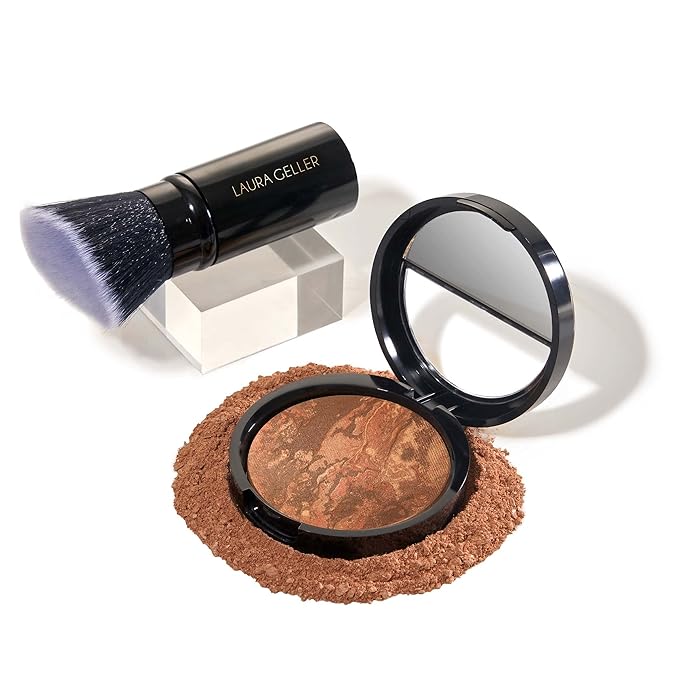 LAURA GELLER NEW YORK Baked Balance-n-Brighten Foundation with Set, Deep