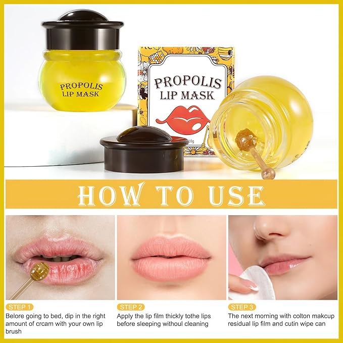 Honey Sleeping Lip Mask, Day and