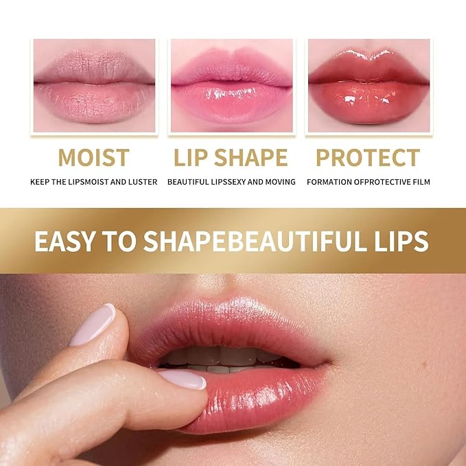 2PCS Handmade Plant lip balm Pink